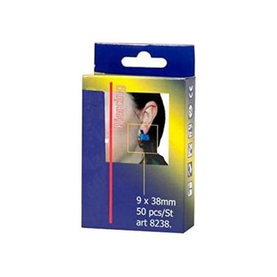Maya TTD2P Detekable pleister voor piercings, 50 stuks, blauw