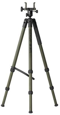 BOG DeathGrip Treppiede Infinite in alluminio con struttura resistente testa a sfera a 360 gradi sistema di montaggio ArcaSwiss a sgancio rapido e piastra ottica per caccia tiro vetri ed esterni