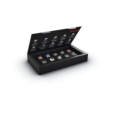 CHERRY MX EXPERIENCE BOX, Set of 10 Mechanical Keyboard Switches, for DIY, Hot Swap or Gaming Keyboard, to Try out and Get to Know, Quality Made in Germany