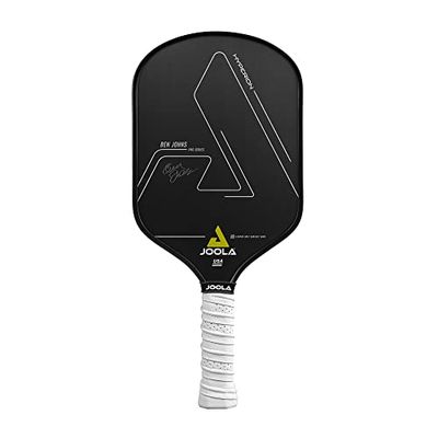 JOOLA Ben Johns Hyperion CGS 14 mm pickleball-paddel – texturerat kolgrepp ytteknik för centrifugering och kontroll med extra kraft – polypropen vaxkaka kärna pickleball-racket