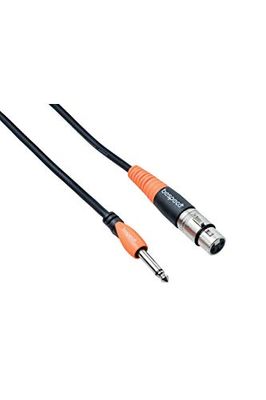 Bespeco SLJF600 6 m Jack Mono till XLR hona mikrofonkabel-P 6 m