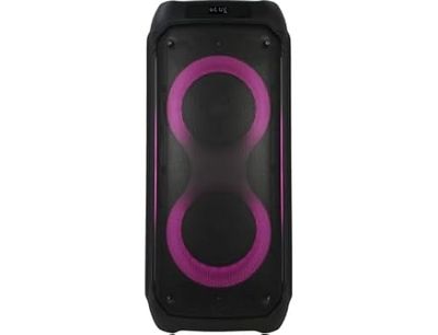 Ibiza - COLUMBA800 - Potente altavoz 2x8"/20cm con batería recargable - Bluetooth, Micro-SD, USB, Aux, 2 MIC IN, 1 GT IN, RCA OUT - TWS - LED multicolor infinito - Mango