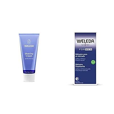 Weleda Mens Shaving Cream 75ml + Weleda Mens After Shave Balm 100ml