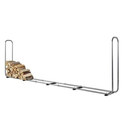 wolfcraft Stapelanordning Modular XXL för ved I 5125000 I Modulärt vedlager med justerbar storlek