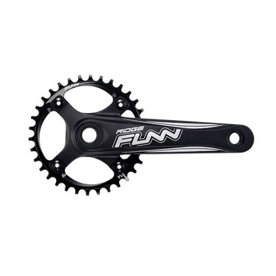 FUNN Ridge 1x10/11/12S Crankset 34 Teeth x Crank: 170 mm Black Unisex-Adulto, No-Colour, Taglia unica