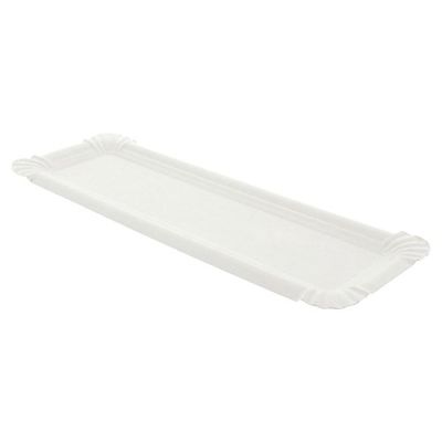 Garcia de pou Barquettes Pour "Hot Dog" 23X8 Cm Blanc Carton - 2500 unités