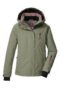 Killtec Ksw 205 Grls - Giacca da sci da bambina, con cappuccio e paraneve
