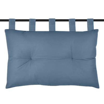 Lovely Casa - Headboard - Size 70 x 45 x 10 cm - 100% cotton - Colour Blue - Oxford model - Cotton sateen Elegant and soft to the touch - Perfect for any bedroom