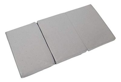 roba Colchão de viagem para bebé safe asleep® - dobrável e respirável, 60 x 120 cm, desmontável - cinzento