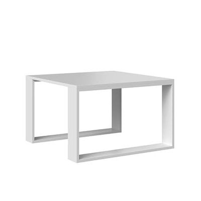MODERN mini tafel 67x67x40 cm wit