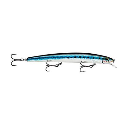 Rapala MaxRap-visaas, aerodynamisch, zee, zwemdiepte 0,3 tot 0,9 m, 15 g, gemaakt in Estland, Sardine, volwassenen, uniseks, meerkleurig, standaard