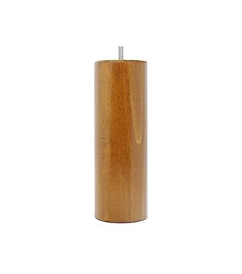 Nogi huśtawki am20170038 4 cylindry drewno jaskrawoczarne dzika wiśnia, 20 x 7 x 7 cm