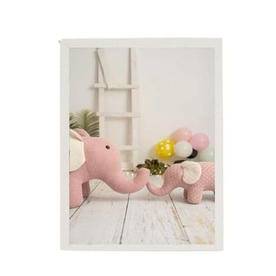 Crochetts Quadro Multicolore 33 x 43 x 2 cm Elefante