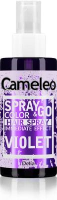Cameleo - Spray & Go - Hair Spray Toner - Purple Mist - For Blonde, Platinum, Grey Hair - Ready To Use - Semi Permanent Violet Colour - Instant Colouring - 150ml