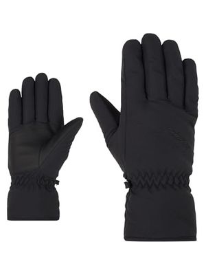Ziener KAILANY - Guanti da sci da donna, per sport invernali, colore nero, 6,5
