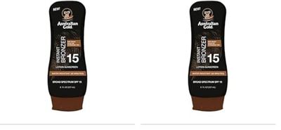 Australian Gold SPF 15 LOTION BRONZER (Paquete de 2)
