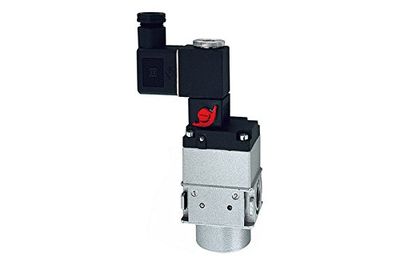 RIEGLER 100407-S 06-3 - Válvula de conmutación (válvula de 3/2 vías) "multifix-mini", 110 V AC, G 1/4, 1 unidad