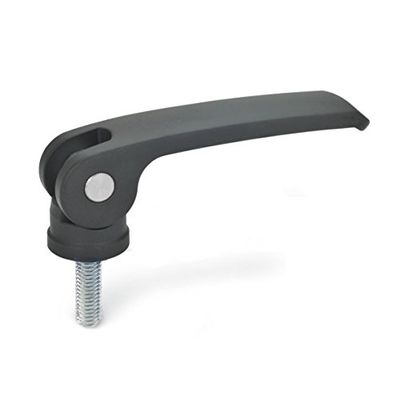 Ganter Norm elementi – Eccentrico e con vite, 1 pezzi, nero, GN 927 – 101 M10 – 35 B B