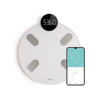 Livoo - Pèse-Personne impédancemètre connecté DOM455W