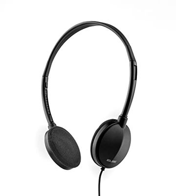 Elbe AU-789-CC hoofdtelefoon, verstelbaar, ultralicht, met zwarte kabel