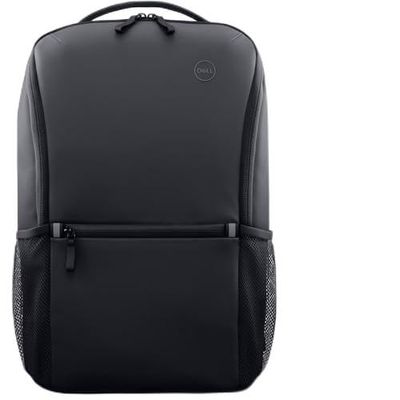 Dell EcoLoop Essential Zaino 14-16 - CP3724 - Leggero, due tasche laterali in rete, organizer integrato per accessori, custodia per computer portatile, colore: Nero, Nero, Unisex Adult