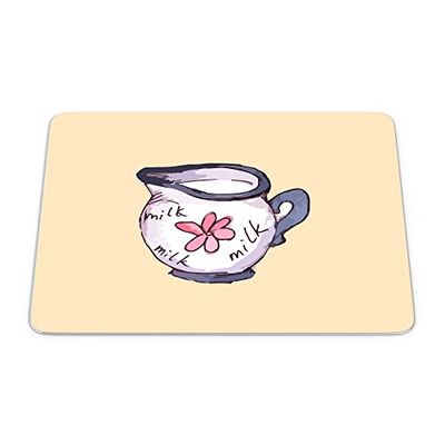 Bonamaison, Rectangle Pop Art Digital Printed Mouse Pad, Non-Slip Base, for Office and Home, Size: 22 x 18 cm