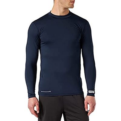 uhlsport BASELAYER voetbal lange mouw vest onderlaag top vest compressie shirt functioneel shirt lange mouw voor voetbal indoor outdoor sportschool joggen