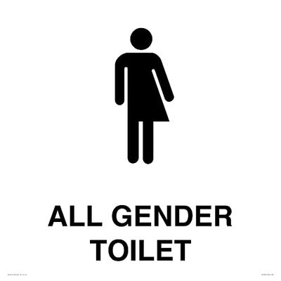 Non-gender specific Sign - 600x600mm - S60