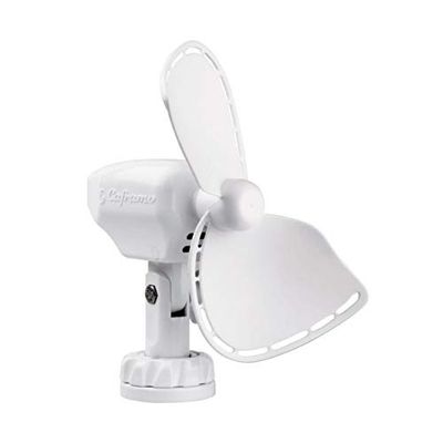SEEKR Ultimate Ventilateur Ultime Caframo. sans Gril et Fonctionnement Silencieux. Tout, Blanche, S