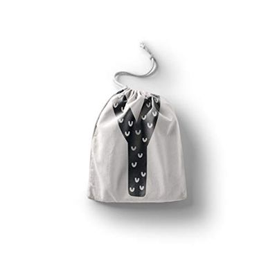 Bonamaison Imprimé Sacs de Coton avec Cordon, Sac D'Épicerie, Sac À Provisions, Réutilisables, Écologique, Pliable, Taille: 20x30 Cm