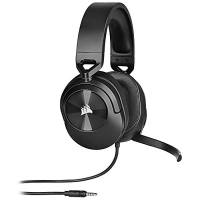 Corsair HS55 Stereo hoofdtelefoon Bedraad Handheld Gaming Carbon