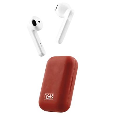 T'nB Tnb - Auricolari Bluetooth senza fili, collezione Shiny, colore: Rosso