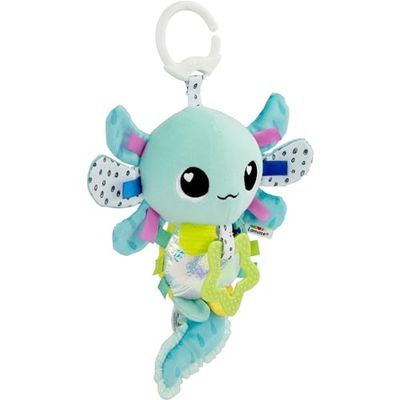 LAMAZE Alise die Axolotl – Clip & Go Baby Cochecito de juguete – Sensores para bebés – Juguete educativo temprano a partir de 0 – 6 meses – Desarrollado por expertos para recién nacidos – Regalos para