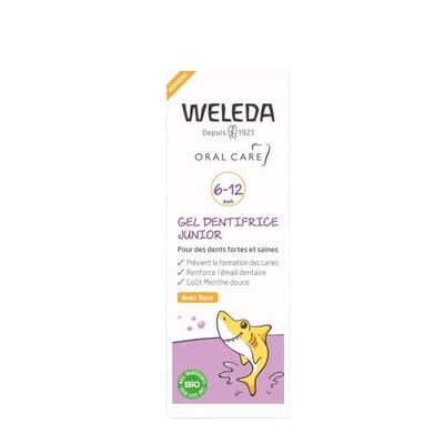WELEDA - Gel dentifrice Junior - 50 ml - Compatible avec les traitements homéopathiques - Goût agréable - Non - 50 ml