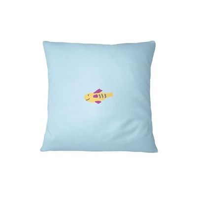 Bona Basics, Funda de cojín Decorativa, Funda de cojín Decorativa, decoración del hogar, para sofá, cafetería, Tamaño: 45X45 cm, Color: Azul Claro