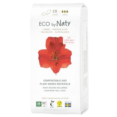 Eco by Naty, Salvaslip, grande, 28 unidades
