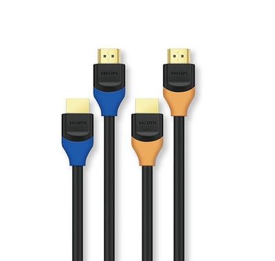Philips SWV5731BY Cavo HDMI 4K 1,5 m, 18 Gbps, HDR, ARC, 4K@60Hz, 2K a 144Hz, 1080P@240Hz, HDMI Ultra HD per PS5, Xbox, TV, monitor, proiettore, laptop