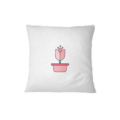 Bona Basics, Fodera decorativa per cuscino, decorazione domestica per divano, caffetteria, dimensioni: 60x60 cm, colore: bianco