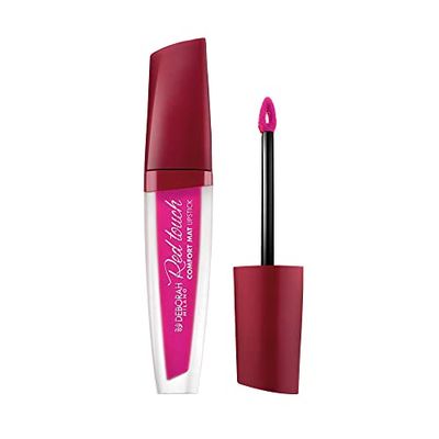 Deborah Milano - Red Touch Lipstick Rossetto Liquido Matte, N.17 Fashion Pink, Colore Intenso e No Transfer, Dona Labbra Morbide e Vellutate, 4.5 gr