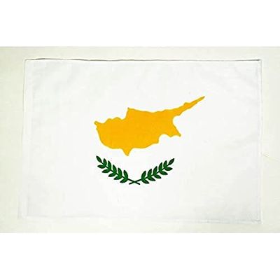 Drapeau Chypre 45x30cm - Drapeau chypriote 30 x 45 cm avec fourreau - AZ FLAG