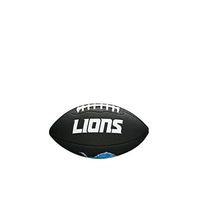 Wilson amerikansk fotboll mini NFL team mjuk beröring, mjuk beröringsblandat läder, svart