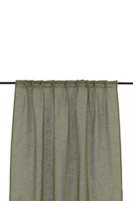 Kaya Curtain Polyester/neplinnen - Groen - 140 * 290 - Multi Band