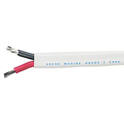 Ancor Marine Grade Duplex E triplexdraad, 121350, zwart/rood, 500 voet