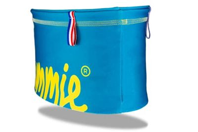 Sammie V3 Cinturón de Running, Unisex Adulto, Azul-Amarillo, Medium