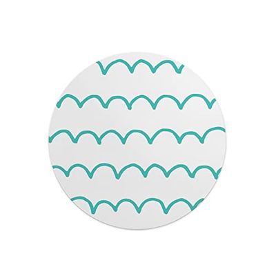 Questo Casa, Round Digital Printed Mouse Pad, Non-Slip Base, for Office and Home, Diameter:22cm