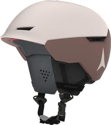 ATOMIC Revent + LF Skihelm in bruin/zand, uniseks voor volwassenen, individuele pasvorm voor nauwkeurige pasvorm, superieure bescherming tegen stoten, innovatief ventilatiesysteem, hoofdomtrek 51-55