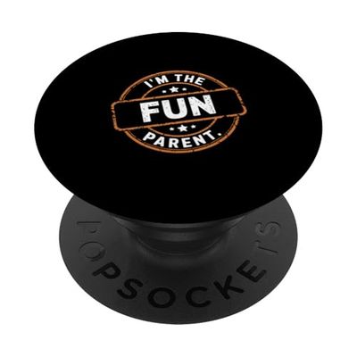 I'm The Fun Parent Parenting relatable genial ------- PopSockets PopGrip Adhesivo
