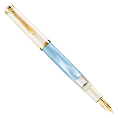 Pelikan 823005 Classic M200 Pastel-Blue penna stilografica, pennino F