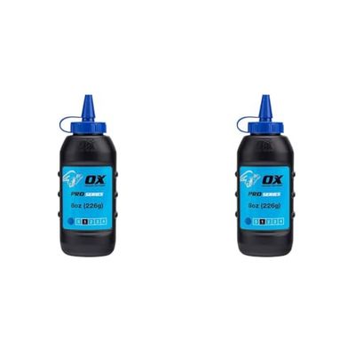 OX Pro Chalk Refill 226g - Blue (Pack of 2)