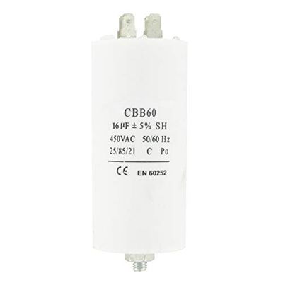 Universal fitting 4-tag capacitor with power suitable : 450VAC 50/60Hz
